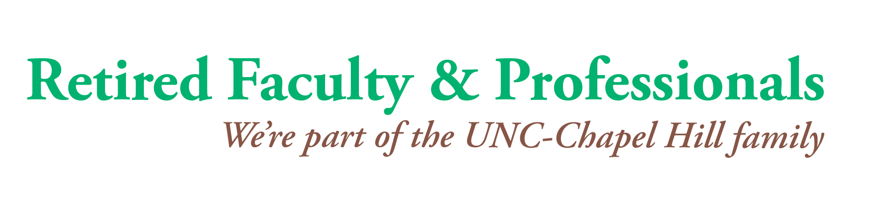 UNC Retired Faculty and Professionals Association